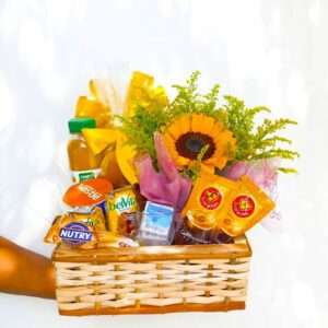 Baú de Café com Girassóis