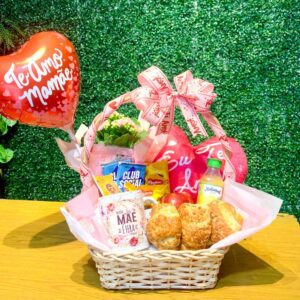 Cesta de Café da Manhã Para Mãe