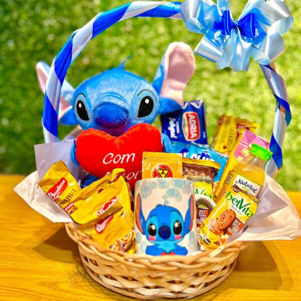 Cesta de Café do Stitch