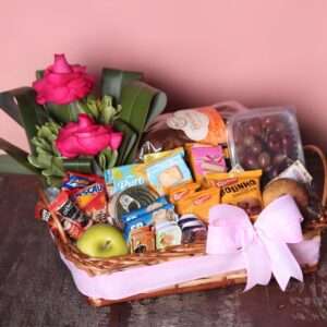 Cesta de Café da Manhã Raios de Sol Para Ela