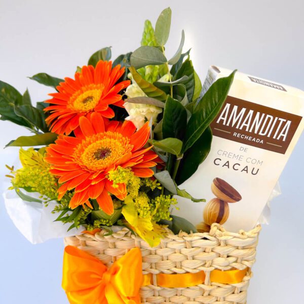 Bolsa de Gérberas com Amandita - Imagem 2
