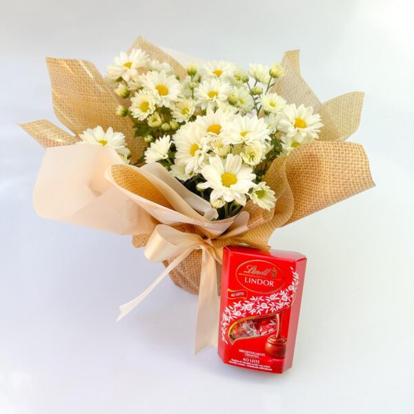 Mini Margarida Branca com Lindt 37g - Imagem 2