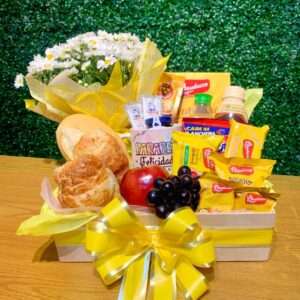 Cesta de Café "Feliz Aniversário"