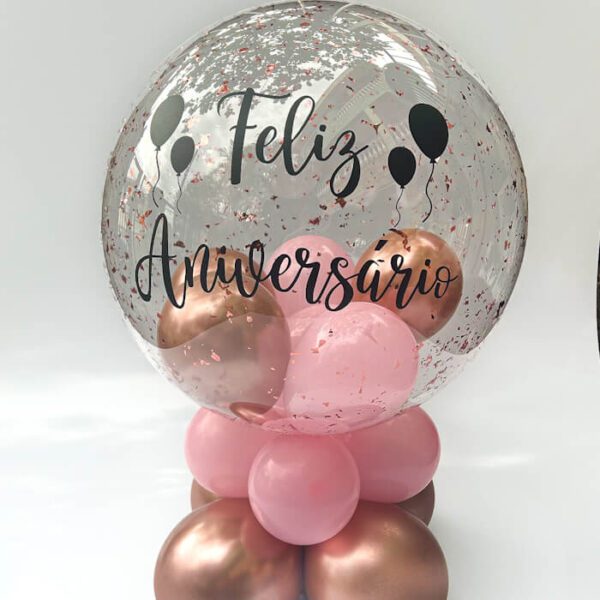 Arranjo de Balão Bubble - Imagem 2