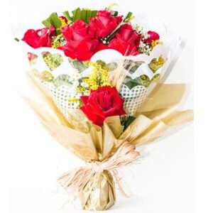 Esplêndido Buquê de Rosas Colombianas