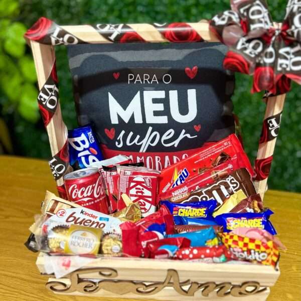 Cesta de Chocolate para Namorado - Imagem 2