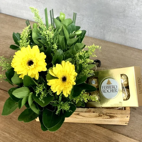 Mimo de Gérberas e Ferrero Rocher - Imagem 3