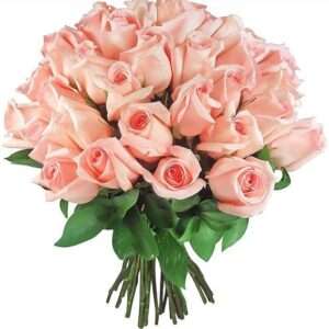 Buquê de 24 rosas cor de rosa ou pink