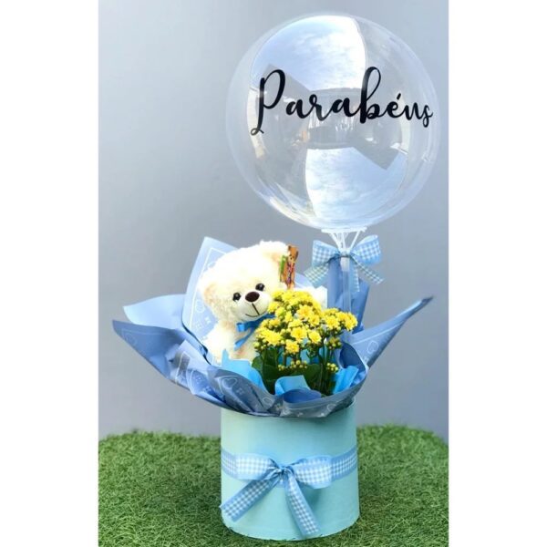 Box de Kalanchoe com Balão e Pelúcia - Imagem 2