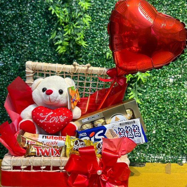 Cesta de Chocolates Doce Amor - Imagem 3