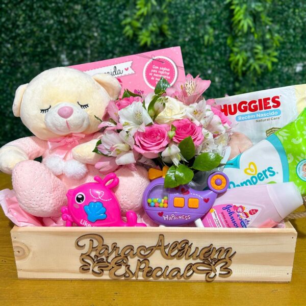 Cesta Maternidade Bem-Vinda Princesa - Imagem 3