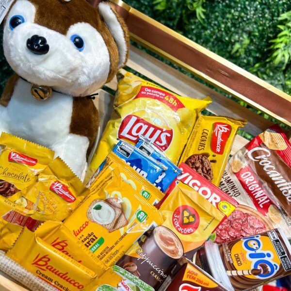 Cesta de Guloseimas e Pelúcia - Imagem 2