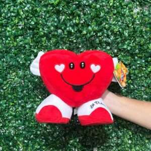 Pelúcia de Coração com Perninhas